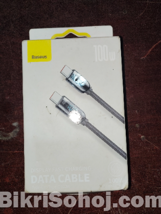 Baseus Display Fast Charging Data Cable Type-C to c 100W